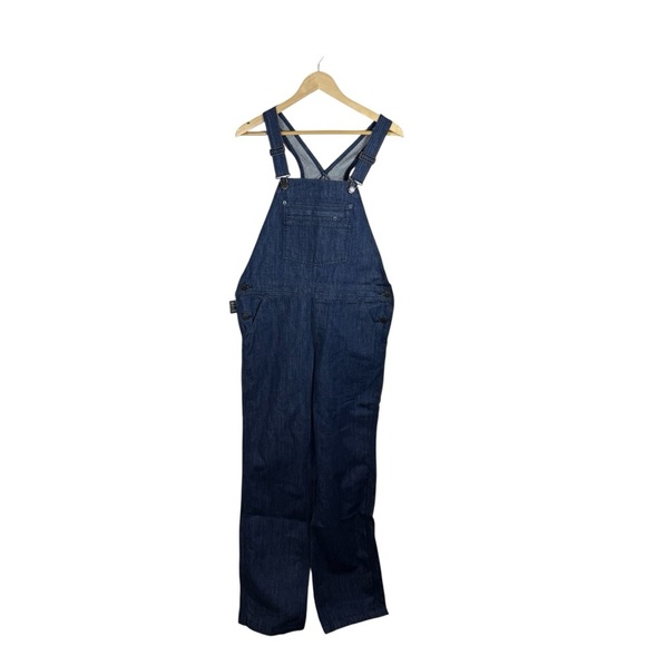 NEW Patagonia Women’s Steel Forge Denim Dyneema Overalls Blue Size S - Picture 2 of 15